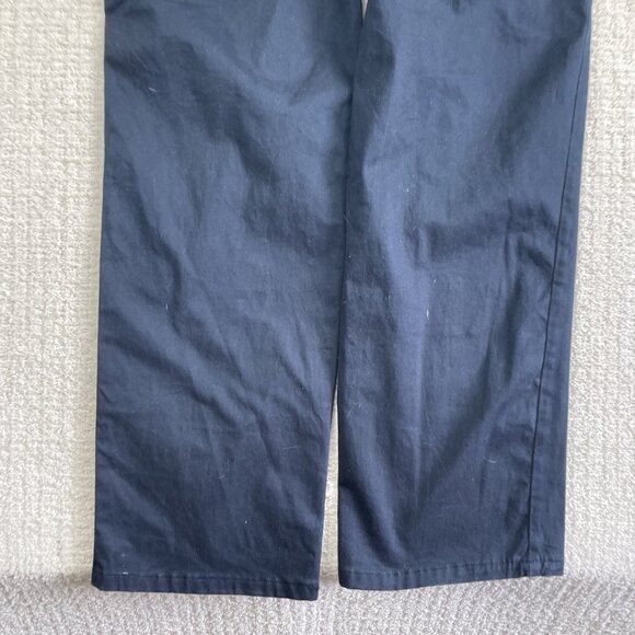 Lee Relaxed Fit 1889 Pants Womens Size 10 Medium Straight Leg Navy Blue Read - Picture 15 of 16